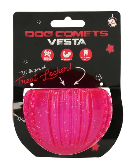 Dog Comets Vesta mit Treat Locker Pink
