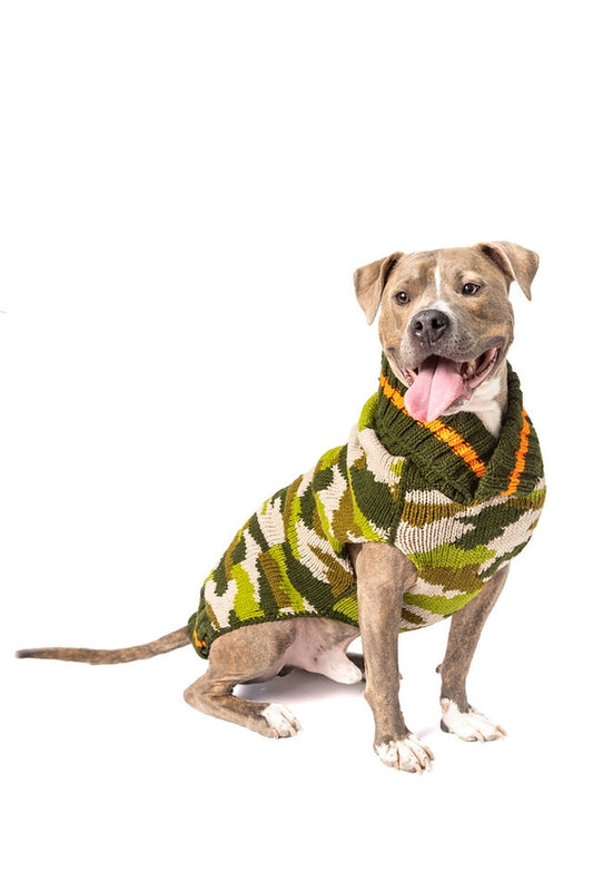 Hundepullover in Camo-Optik / Chilly Dog